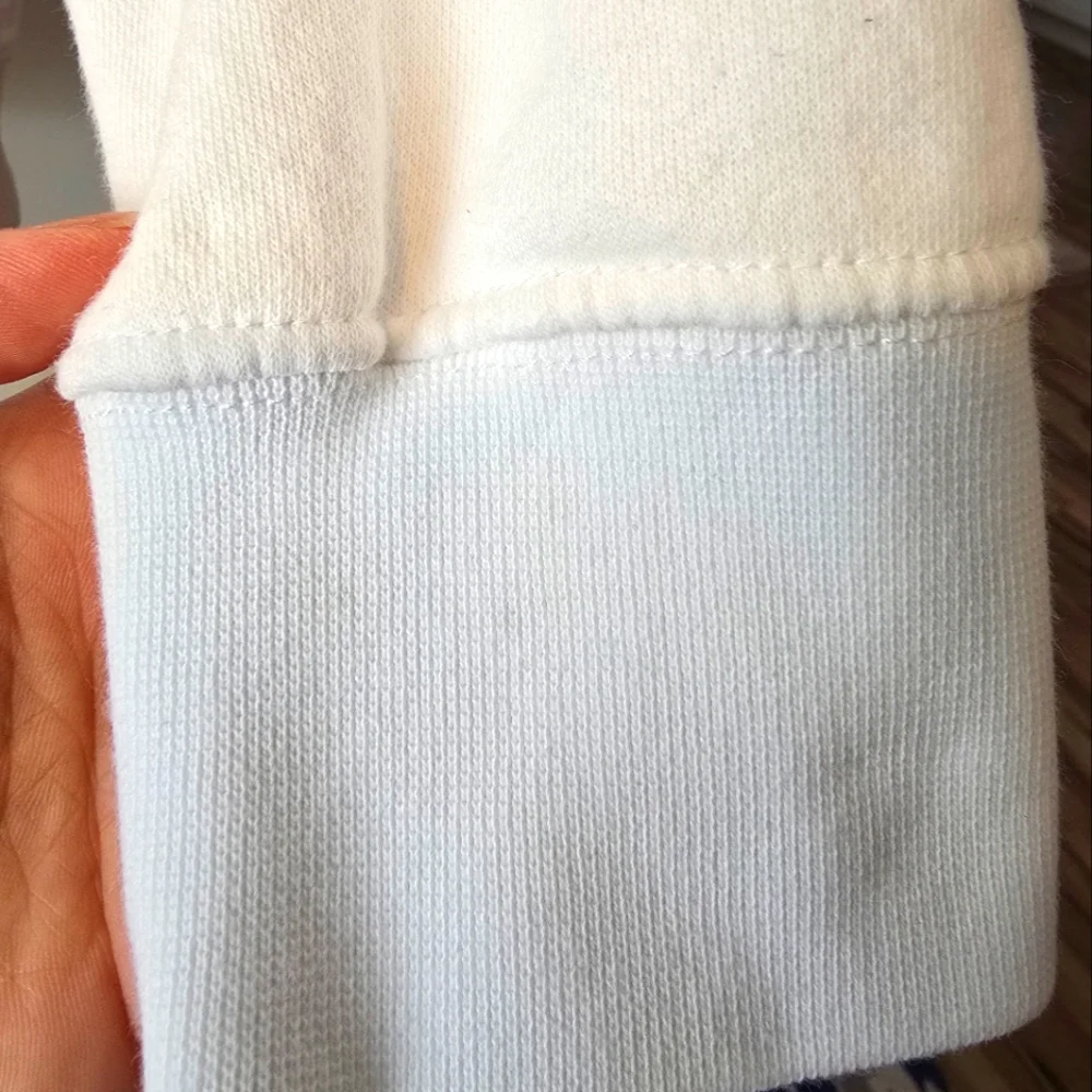 Nike Classic White Zip-Up Hoodie - Picture 3 of 4